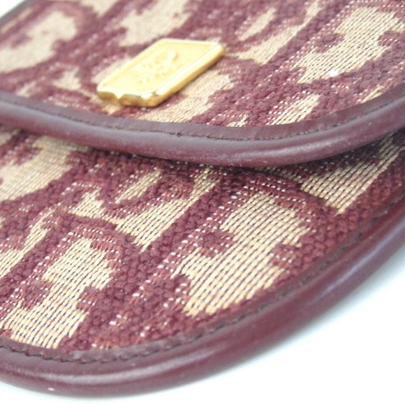Christian Dior Trotter Vintage Coin-purse Leather Canvas - Picture 7 of 12